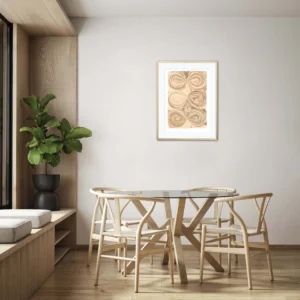 Limited edition fine art print Eternity in the Sand in scandinavian style interior