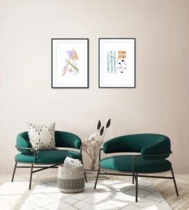 Mid Century Modern Fine Art Limited Edition Collection by Inta Leora