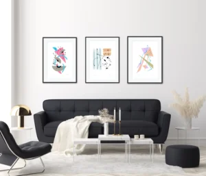 Limited Edition Collection "Connections" of Abstract Fine Art Prints by artist Inta Leora